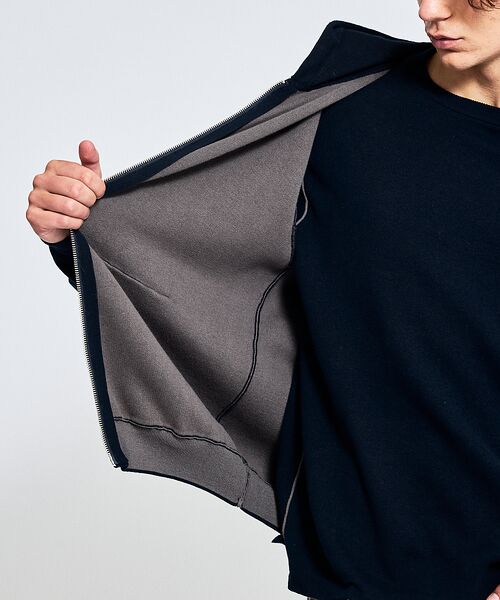 ABAHOUSE / アバハウス パーカー | 【リバーシブルカラー】14Gコットン ニット ZIPパーカー | 詳細26