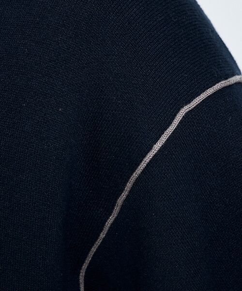 ABAHOUSE / アバハウス パーカー | 【リバーシブルカラー】14Gコットン ニット ZIPパーカー | 詳細22