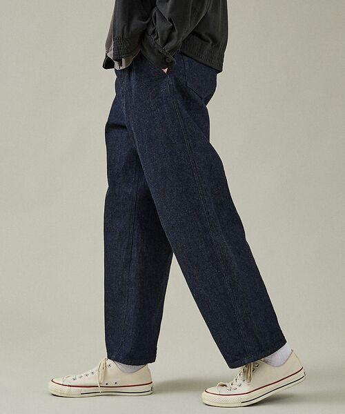 ABAHOUSE/アバハウス 【ウォッシュ加工】12.5oz デニム パンツ / カーブデニム【予約】 インディゴ 48 ABAHOUSE/アバハウス 【ウォッシュ加工】12.5oz デニム パンツ / カーブデニム【予約】 インディゴ 48