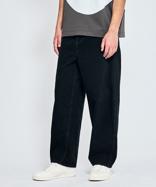 ABAHOUSE / アバハウス デニムパンツ | 【ウォッシュ加工】12.5oz デニム パンツ / カーブデニム | 詳細28