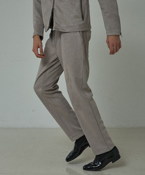 ABAHOUSE / アバハウス パンツ | 【セットアップ対応】ネオスエード イージーパンツ / スウェットパンツ | 詳細10
