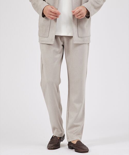 ABAHOUSE / アバハウス パンツ | 【セットアップ対応】ネオスエード イージーパンツ / スウェットパンツ | 詳細12