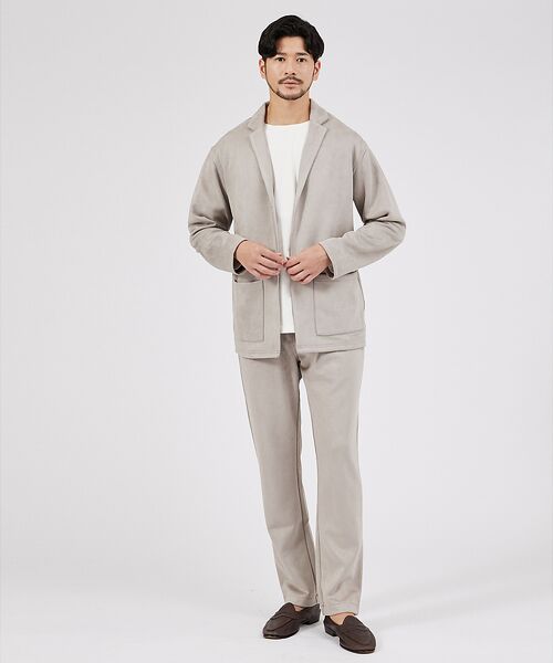 ABAHOUSE / アバハウス パンツ | 【セットアップ対応】ネオスエード イージーパンツ / スウェットパンツ | 詳細13