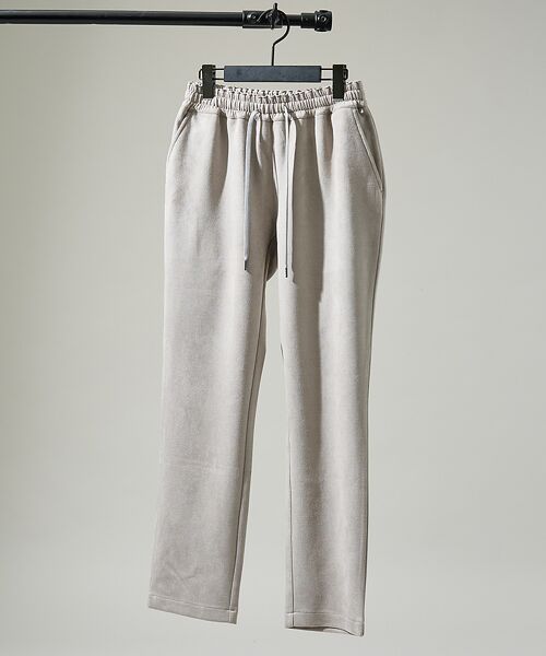 ABAHOUSE / アバハウス パンツ | 【セットアップ対応】ネオスエード イージーパンツ / スウェットパンツ | 詳細2