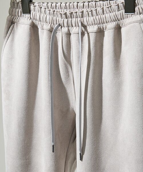 ABAHOUSE / アバハウス パンツ | 【セットアップ対応】ネオスエード イージーパンツ / スウェットパンツ | 詳細3