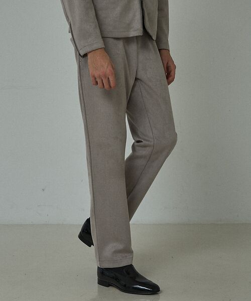 ABAHOUSE / アバハウス パンツ | 【セットアップ対応】ネオスエード イージーパンツ / スウェットパンツ | 詳細9