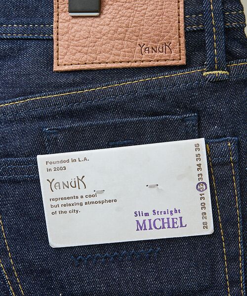 ABAHOUSE / アバハウス デニムパンツ | 【YANUK/ヤヌーク】PREMIUM2 スリムストレート MICHEL /ワン | 詳細4