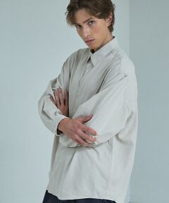 ABAHOUSE / アバハウス シャツ・ブラウス | スエードタッチ オーバーサイズ レギュラーカラーシャツ