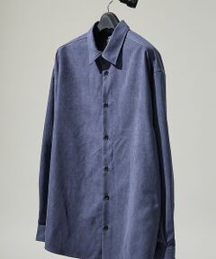 ABAHOUSE / アバハウス シャツ・ブラウス | スエードタッチ オーバーサイズ レギュラーカラーシャツ