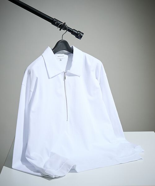 ABAHOUSE / アバハウス Tシャツ | 【ウォッシュ加工】ロング ハーフジップ プルオーバー / ロンT | 詳細3