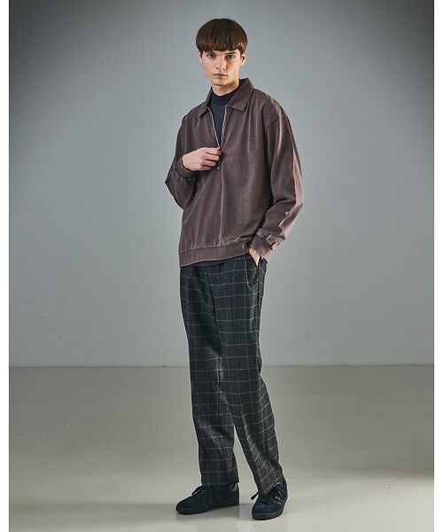 ABAHOUSE / アバハウス Tシャツ | 【ウォッシュ加工】ロング ハーフジップ プルオーバー / ロンT | 詳細13