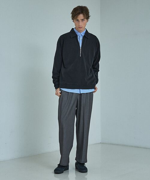 ABAHOUSE / アバハウス Tシャツ | 【ウォッシュ加工】ロング ハーフジップ プルオーバー / ロンT | 詳細16