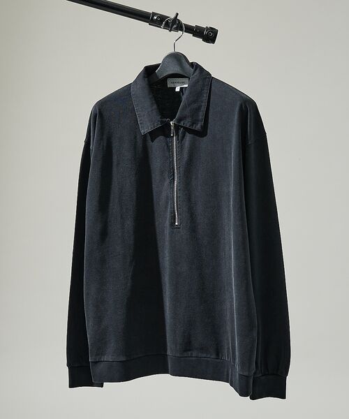 ABAHOUSE / アバハウス Tシャツ | 【ウォッシュ加工】ロング ハーフジップ プルオーバー / ロンT | 詳細17