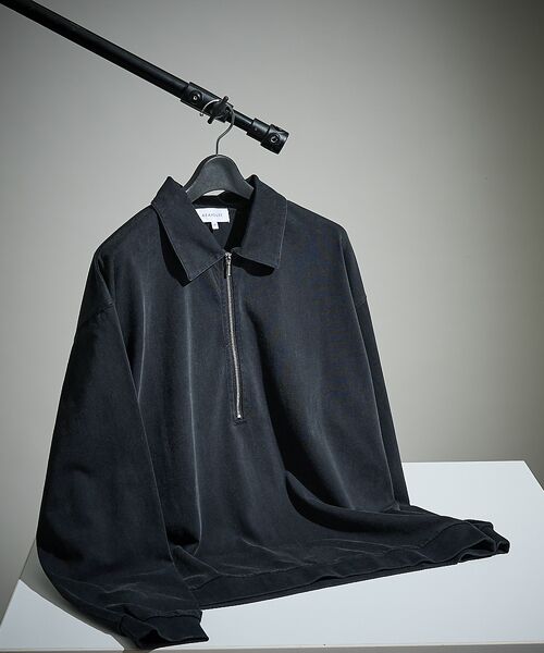 ABAHOUSE / アバハウス Tシャツ | 【ウォッシュ加工】ロング ハーフジップ プルオーバー / ロンT | 詳細23