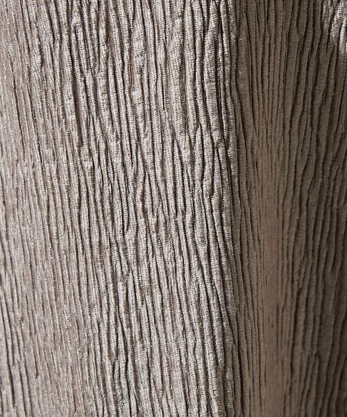 ABAHOUSE / アバハウス ポロシャツ | ベロアプリーツ ニットポロシャツ / オーバーサイズ | 詳細7