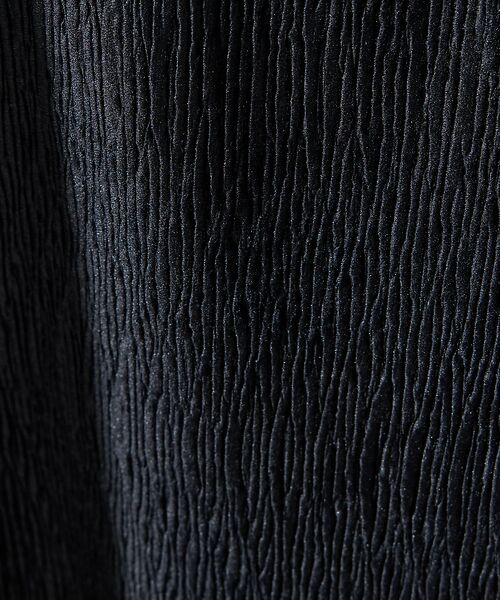 ABAHOUSE / アバハウス ポロシャツ | ベロアプリーツ ニットポロシャツ / オーバーサイズ | 詳細22