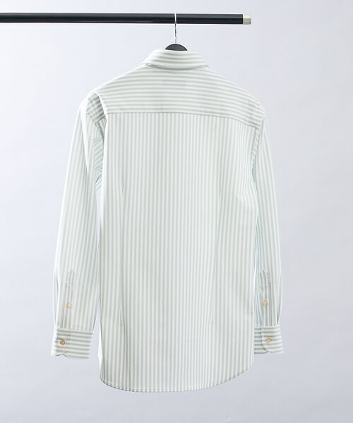 ABAHOUSE / アバハウス シャツ・ブラウス | 【ON/OFF兼用】360°ストレッチ ロンドンストライプ ワイドカラーシャツ | 詳細2