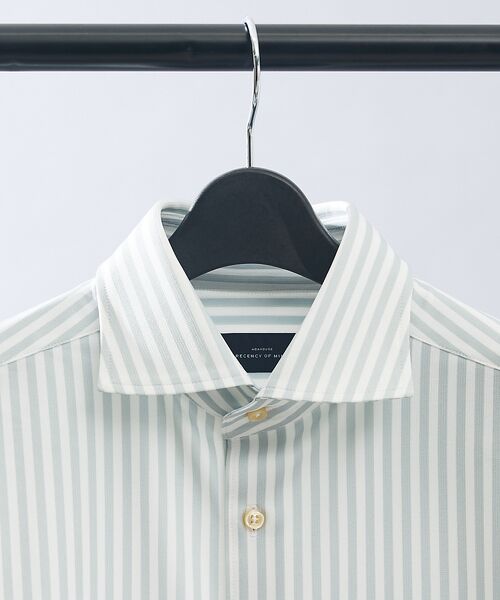 ABAHOUSE / アバハウス シャツ・ブラウス | 【ON/OFF兼用】360°ストレッチ ロンドンストライプ ワイドカラーシャツ | 詳細3