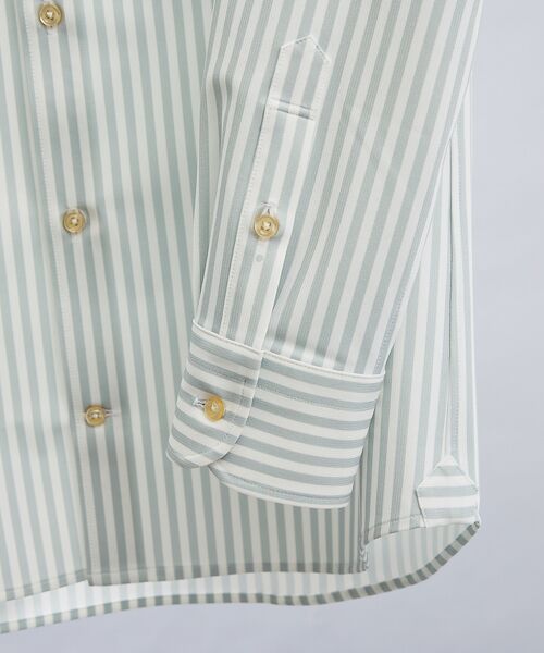 ABAHOUSE / アバハウス シャツ・ブラウス | 【ON/OFF兼用】360°ストレッチ ロンドンストライプ ワイドカラーシャツ | 詳細4