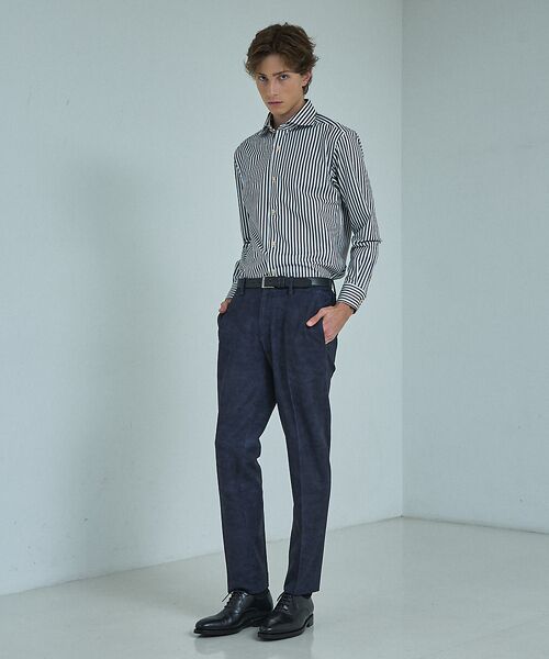 ABAHOUSE / アバハウス シャツ・ブラウス | 【ON/OFF兼用】360°ストレッチ ロンドンストライプ ワイドカラーシャツ | 詳細11