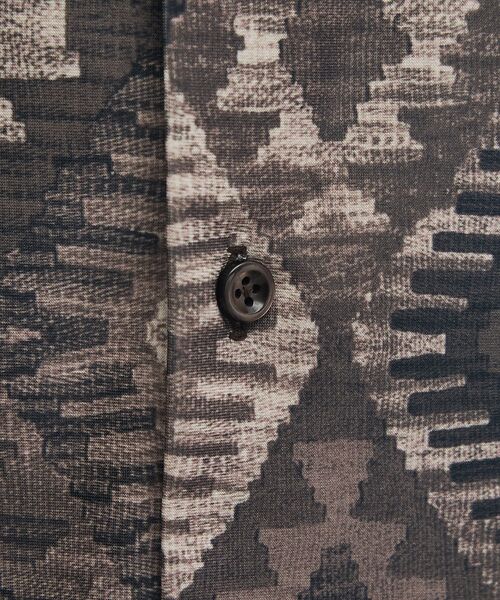 ABAHOUSE / アバハウス シャツ・ブラウス | 360°ストレッチ ゴブラン柄 ジャージーシャツ / 総柄シャツ | 詳細5