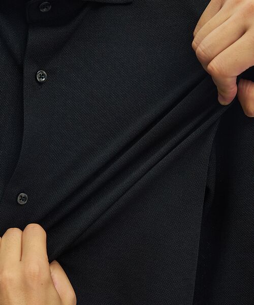 ABAHOUSE / アバハウス シャツ・ブラウス | 【ON/OFF兼用】MESH JERSEY ボタンダウンシャツ / FLEX S | 詳細11