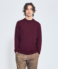 ABAHOUSE / アバハウス ニット・セーター | Pure Merino ハイゲージモックネック ニット プルオーバー