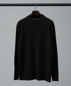 ABAHOUSE / アバハウス ニット・セーター | Pure Merino ハイゲージモックネック ニット プルオーバー