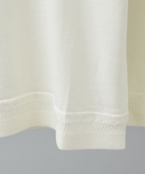 ABAHOUSE / アバハウス ニット・セーター | Pure Merino ハイゲージモックネック ニット プルオーバー | 詳細3