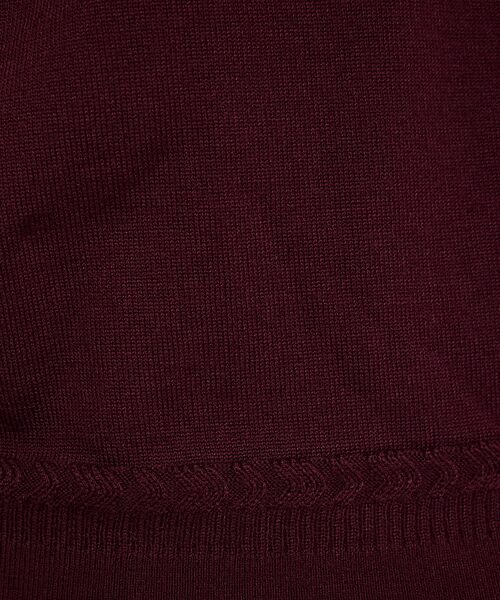 ABAHOUSE / アバハウス ニット・セーター | Pure Merino ハイゲージモックネック ニット プルオーバー | 詳細9