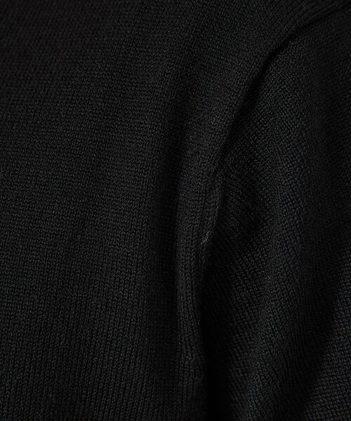 ABAHOUSE / アバハウス ニット・セーター | Pure Merino ハイゲージモックネック ニット プルオーバー | 詳細12