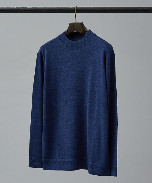 ABAHOUSE / アバハウス ニット・セーター | Pure Merino ハイゲージモックネック ニット プルオーバー | 詳細16