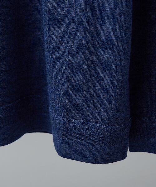 ABAHOUSE / アバハウス ニット・セーター | Pure Merino ハイゲージモックネック ニット プルオーバー | 詳細17