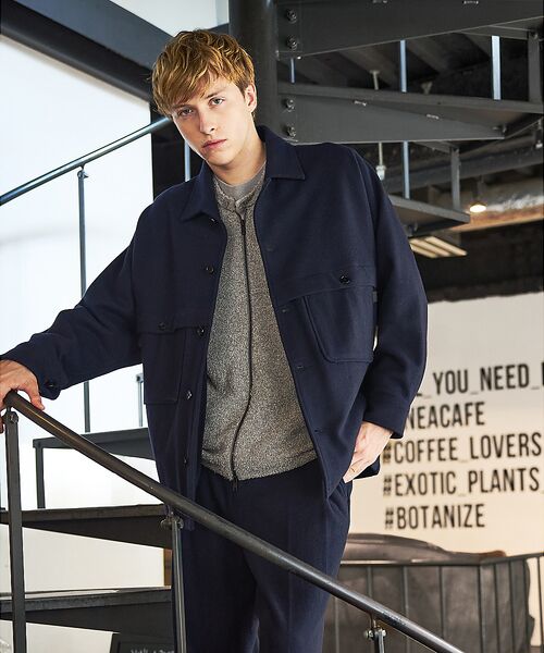 ABAHOUSE / アバハウス ブルゾン | カールヤーン ニットライダース / ニットブルゾン | 詳細6