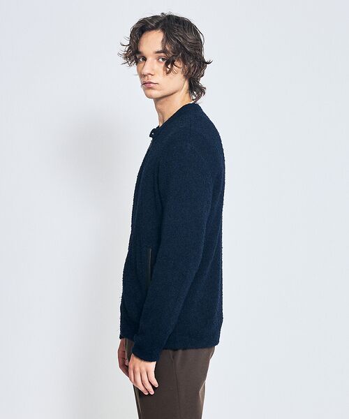 ABAHOUSE / アバハウス ブルゾン | カールヤーン ニットライダース / ニットブルゾン | 詳細16