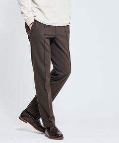 ABAHOUSE / アバハウス スラックス・ドレスパンツ | 【ON/OFF兼用】パウダータッチ  ピンタック イージースラックス / 360