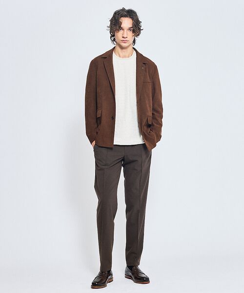 ABAHOUSE / アバハウス スラックス・ドレスパンツ | 【ON/OFF兼用】パウダータッチ  ピンタック イージースラックス / 360 | 詳細4