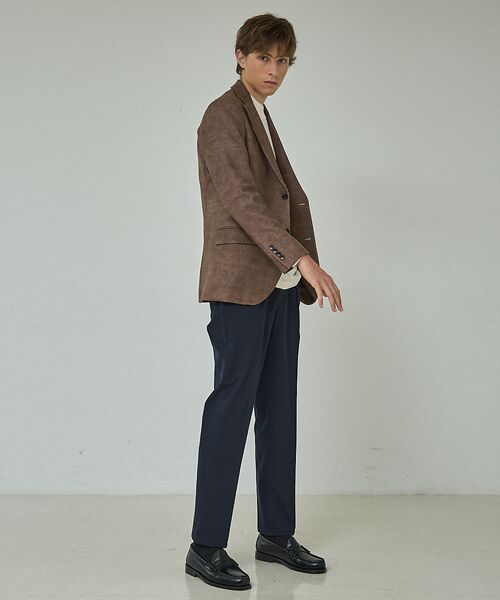 ABAHOUSE / アバハウス スラックス・ドレスパンツ | 【ON/OFF兼用】パウダータッチ  ピンタック イージースラックス / 360 | 詳細10