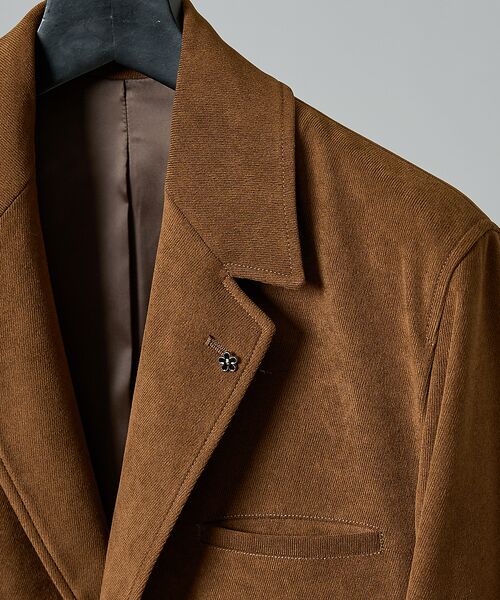 ABAHOUSE / アバハウス テーラードジャケット | 綾スウェード ストレッチ ジャケット | 詳細3