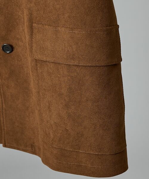 ABAHOUSE / アバハウス テーラードジャケット | 綾スウェード ストレッチ ジャケット | 詳細4