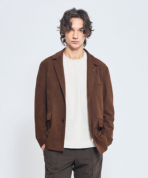 ABAHOUSE / アバハウス テーラードジャケット | 綾スウェード ストレッチ ジャケット | 詳細5