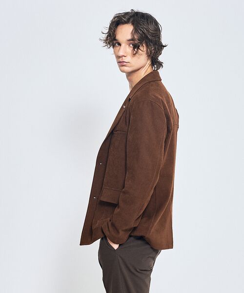 ABAHOUSE / アバハウス テーラードジャケット | 綾スウェード ストレッチ ジャケット | 詳細6