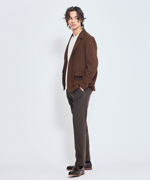 ABAHOUSE / アバハウス テーラードジャケット | 綾スウェード ストレッチ ジャケット | 詳細7