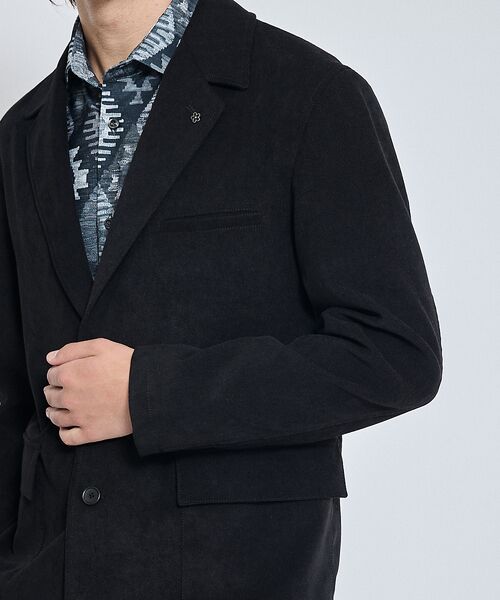 ABAHOUSE / アバハウス テーラードジャケット | 綾スウェード ストレッチ ジャケット | 詳細12