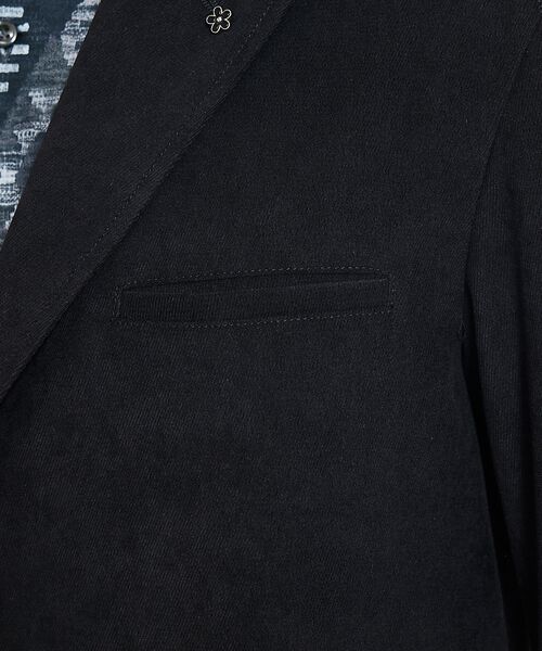 ABAHOUSE / アバハウス テーラードジャケット | 綾スウェード ストレッチ ジャケット | 詳細14