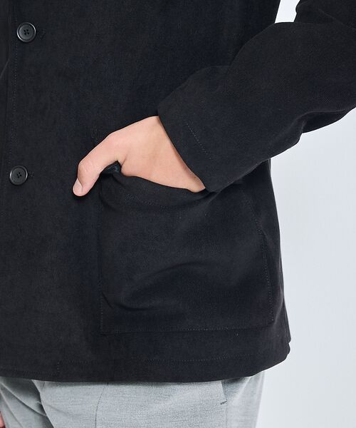 ABAHOUSE / アバハウス テーラードジャケット | 綾スウェード ストレッチ ジャケット | 詳細15