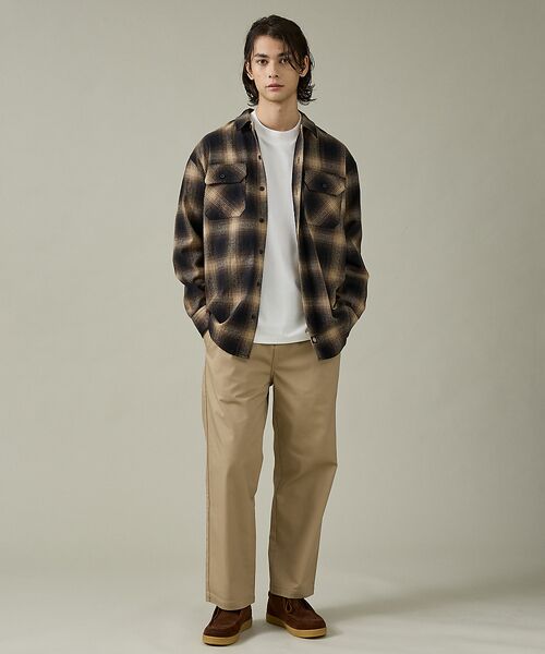 ABAHOUSE / アバハウス シャツ・ブラウス | 【Dickies / ディッキーズ】オーバーサイズ ネルオンブレチェック ワーク | 詳細1