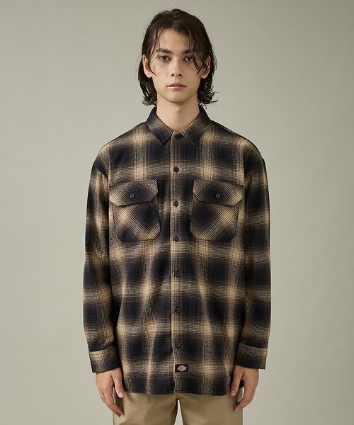 ABAHOUSE / アバハウス シャツ・ブラウス | 【Dickies / ディッキーズ】オーバーサイズ ネルオンブレチェック ワーク | 詳細4