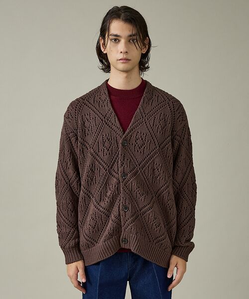 ABAHOUSE / アバハウス カーディガン・ボレロ | 【PENDLETON/ペンドルトン】Lace Stitch Cardigan/カ | 詳細4