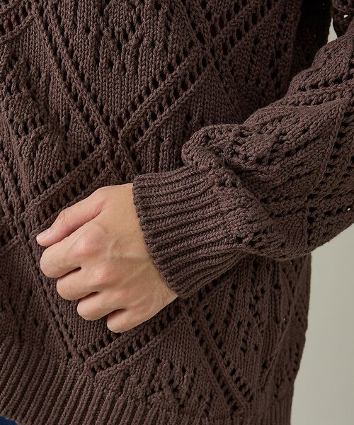 ABAHOUSE / アバハウス カーディガン・ボレロ | 【PENDLETON/ペンドルトン】Lace Stitch Cardigan/カ | 詳細8